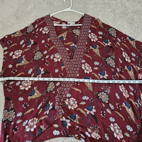 Loft outlet flowy kimono boho top women's OS - Picture 7 of 9